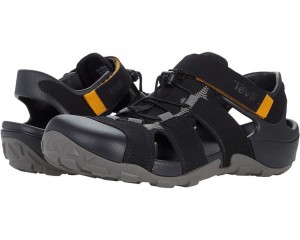 Teva Flintwood Men's Sandals Black | 42WPZDRUA