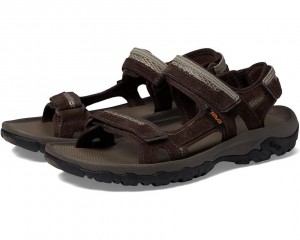 Teva Hudson Men's Sandals Brown | 92DEATRHY