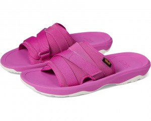 Teva Hurricane Verge Slide Kids' Sandals Pink | 63ZRFWPSJ