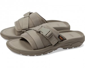 Teva Hurricane Verge Slide Men's Sandals Grey | 62STPXMJD