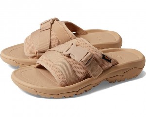 Teva Hurricane Verge Slide Women's Sandals Brown | 10TXUCGHR