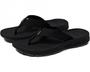 Teva Hydratrek Men's Flip Flops Black | 48FXYWMED