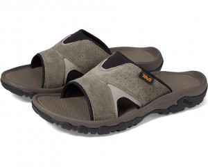 Teva Katavi 2 Slide Men's Sandals Brown | 82OBPQUAG