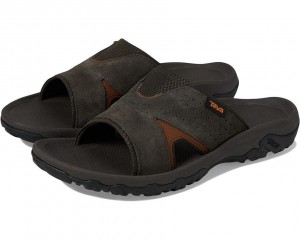 Teva Katavi 2 Slide Men's Sandals Brown | 20XIKGATU