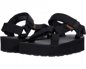 Teva Midform Universal Kids' Sandals Black | 19CUZKTBL