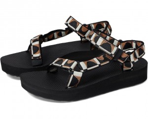 Teva Midform Universal Women's Sandals Black | 45PGLZUNS