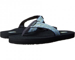 Teva Mush Ii Women's Flip Flops Blue | 30XVUPWRJ