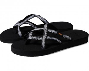 Teva Olowahu Women's Flip Flops Black | 53FQRSJUZ