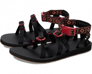 Teva Original Alp Revivew Men's Sandals Black | 23JSBQAHU