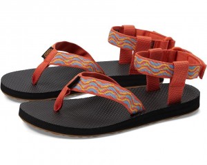 Teva Original Revivew Women's Sandals Red | 01EPRFWGL