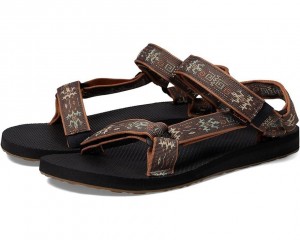 Teva Original Universal Men's Sandals Brown | 17KLGNQEC