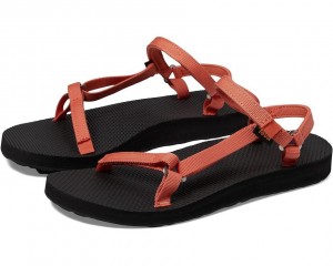 Teva Original Universal Slim Women's Sandals Red | 98PDHTMXB