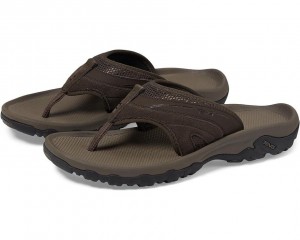 Teva Pajaro Men's Flip Flops Brown | 60DRHJBYW