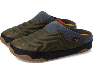 Teva Reember Terrain Men's Slippers Olive | 68UGHJEWY