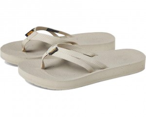 Teva Reflip Strappy Women's Flip Flops White | 81OGPTDUR