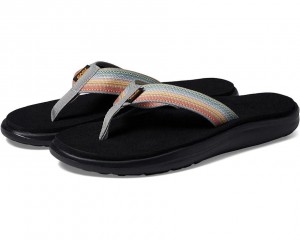 Teva Voya Women's Flip Flops Black | 38VTWSREL