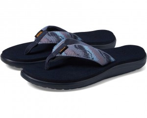 Teva Voya Women's Flip Flops Blue | 07YMQOJEC