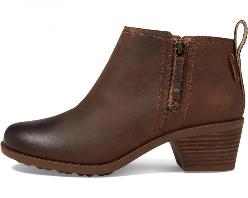 Teva Anaya Bootie Rr Women's Boots Brown | 87INUZKDP