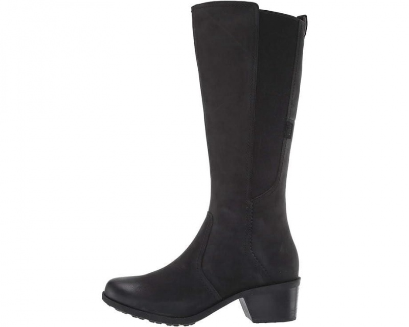 Teva Anaya Tall Wp Women's Boots Black | 79YJOCFZL