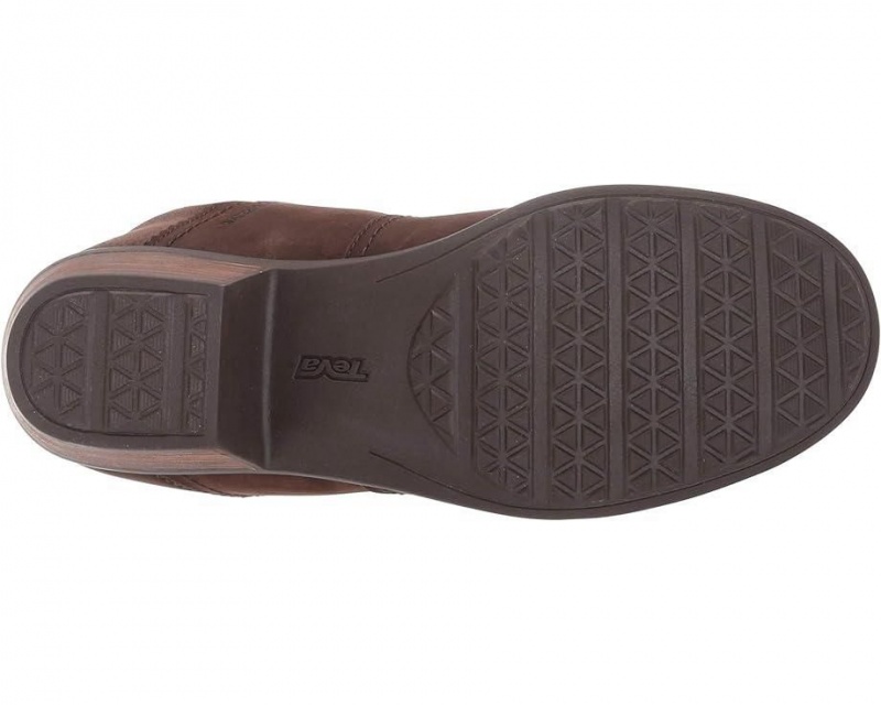 Teva Anaya Tall Wp Women's Boots Brown | 23HXAONDW