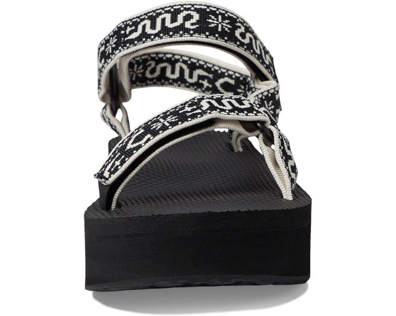 Teva Flatform Universal Women's Sandals Black | 06XDGMBHC