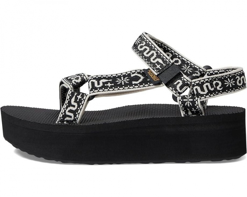 Teva Flatform Universal Women's Sandals Black | 06XDGMBHC