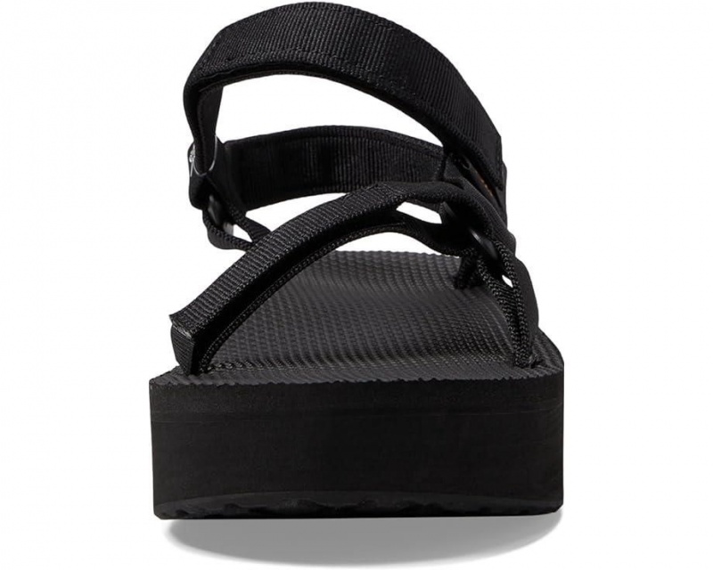 Teva Flatform Universal Women's Sandals Black | 02YXWCNRM