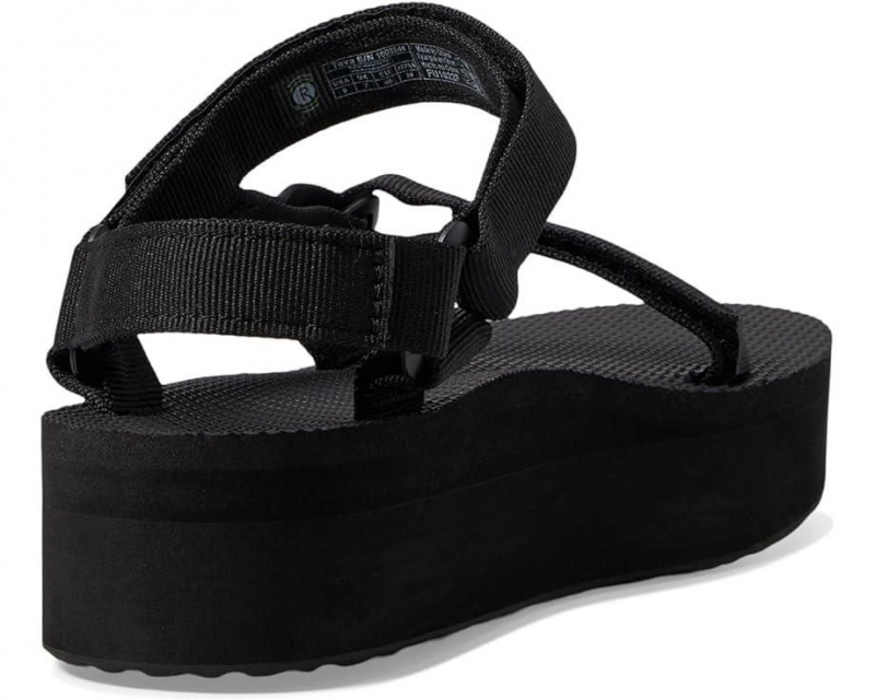 Teva Flatform Universal Women's Sandals Black | 02YXWCNRM