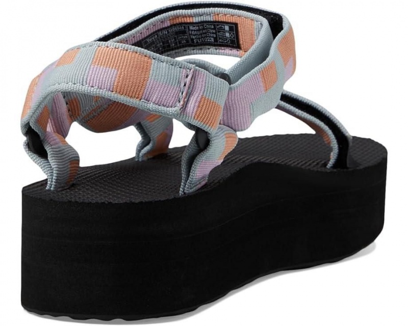 Teva Flatform Universal Women's Sandals Blue | 74DBIJQZE