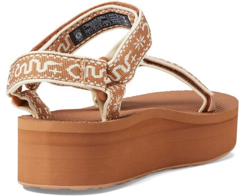 Teva Flatform Universal Women's Sandals Brown | 96WENRXSZ