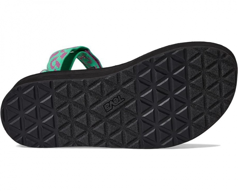 Teva Flatform Universal Women's Sandals Green | 68BAKDXHP