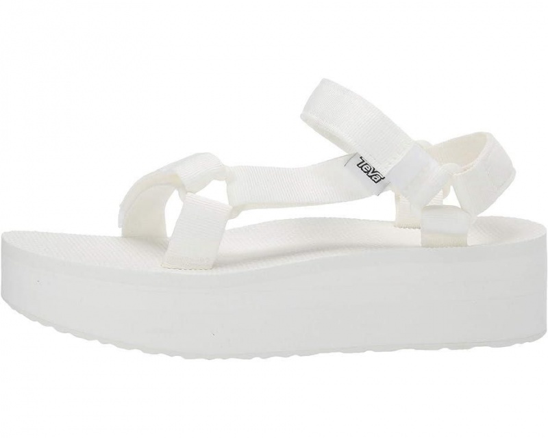 Teva Flatform Universal Women's Sandals White | 36WALUXZQ