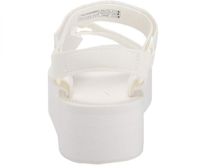 Teva Flatform Universal Women's Sandals White | 36WALUXZQ