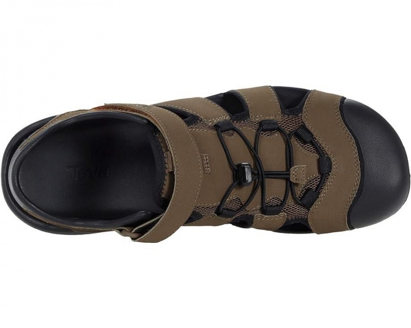 Teva Flintwood Men's Sandals Brown | 45SDTCWOH