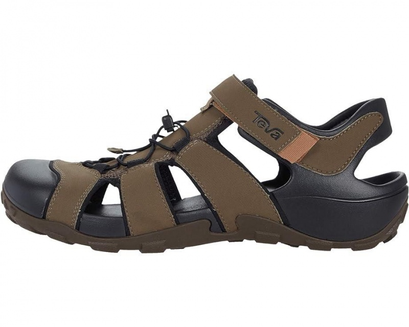 Teva Flintwood Men's Sandals Brown | 45SDTCWOH