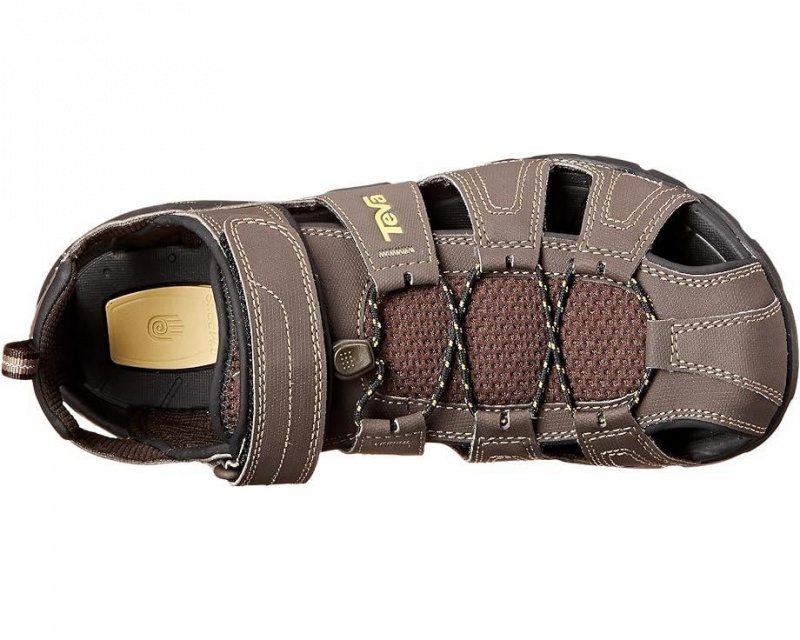 Teva Forebay Men's Sandals Brown | 13TIUPMLB