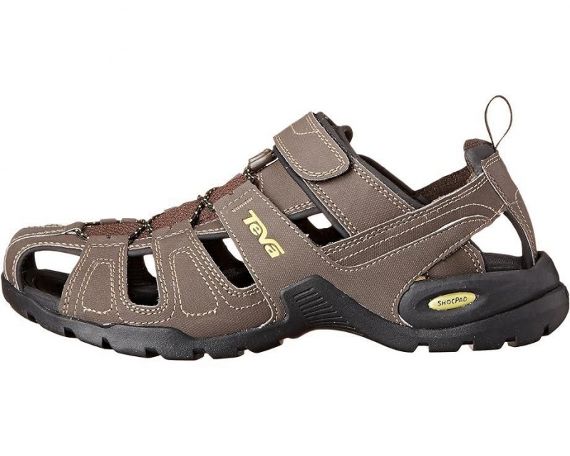 Teva Forebay Men's Sandals Brown | 13TIUPMLB