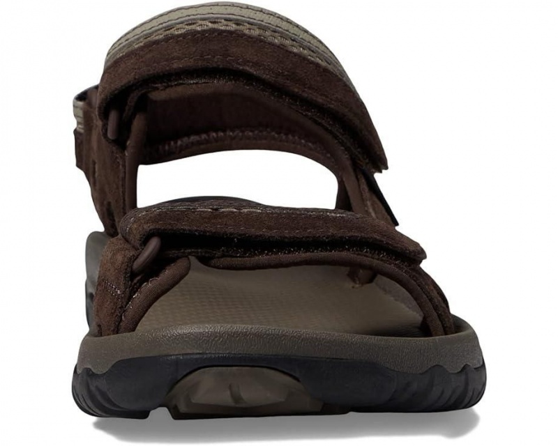 Teva Hudson Men's Sandals Brown | 92DEATRHY