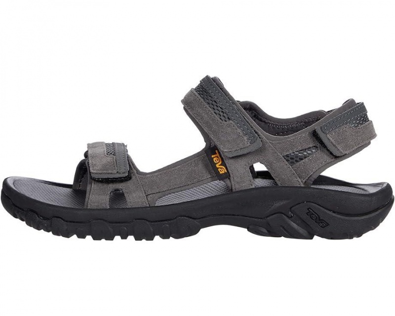 Teva Hudson Men's Sandals Grey | 67EWBTUXK