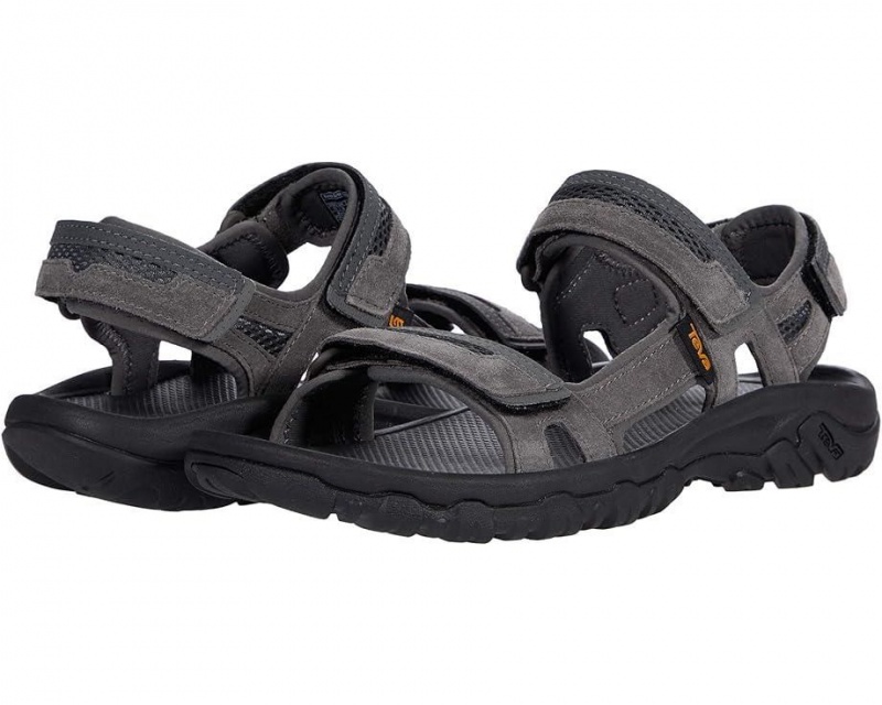 Teva Hudson Men\'s Sandals Grey | 67EWBTUXK