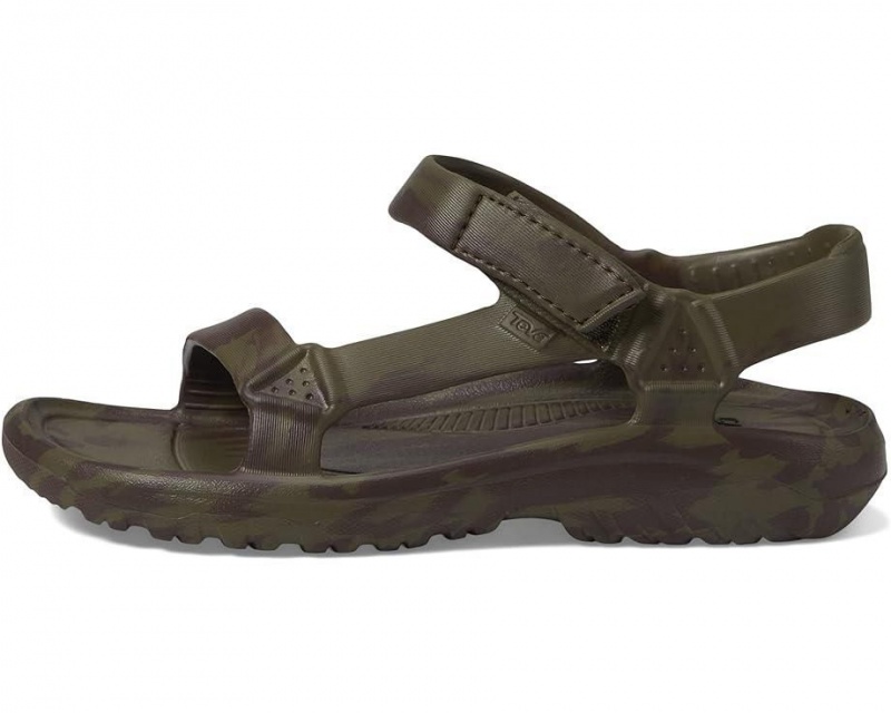 Teva Hurricane Drift Huemix Kids' Sandals Olive | 25PLIQJTO