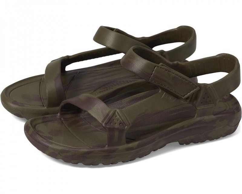 Teva Hurricane Drift Huemix Kids\' Sandals Olive | 25PLIQJTO