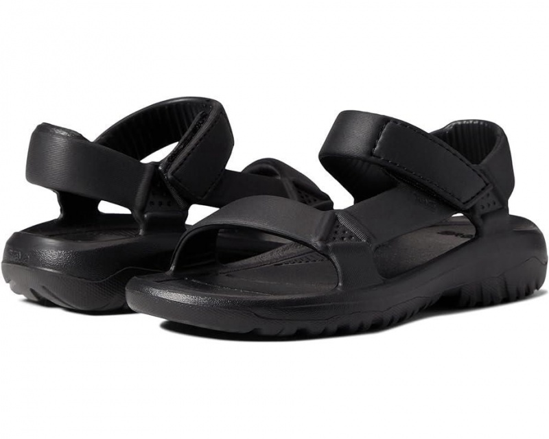 Teva Hurricane Drift Kids\' Sandals Black | 56MIUNGSE