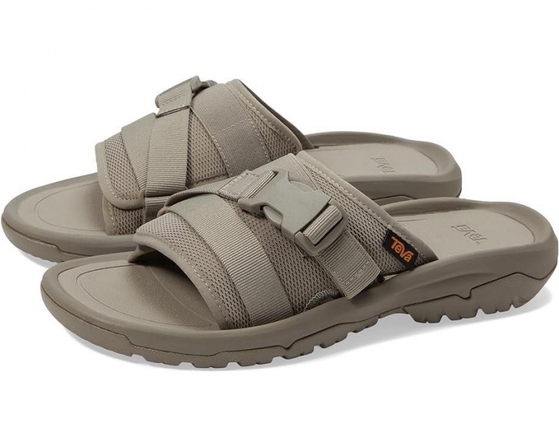 Teva Hurricane Verge Slide Men\'s Sandals Grey | 62STPXMJD