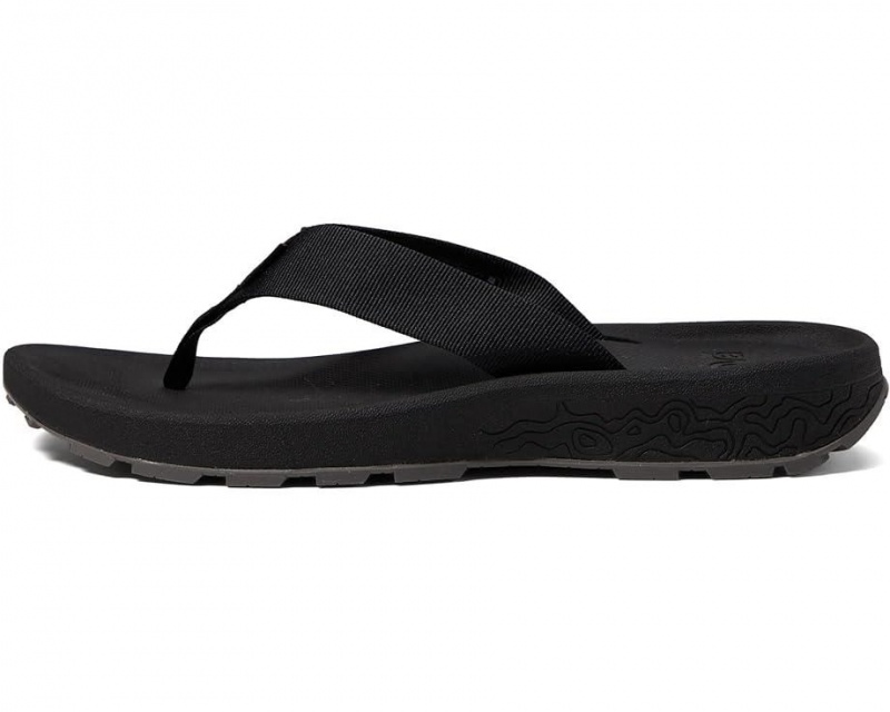 Teva Hydratrek Men's Flip Flops Black | 48FXYWMED