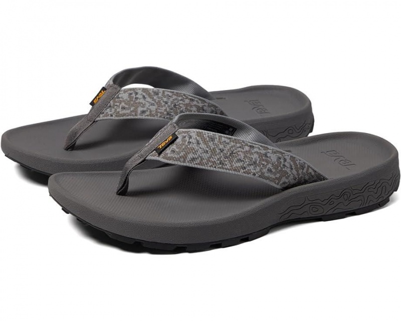 Teva Hydratrek Men\'s Flip Flops Grey | 90VABSEHI