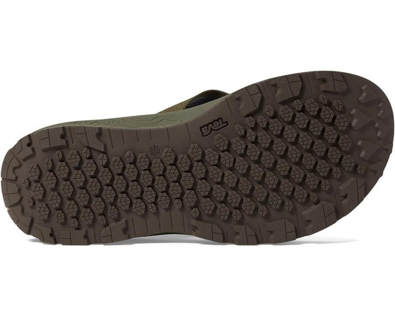 Teva Hydratrek Men's Flip Flops Olive | 70VIZLSQW