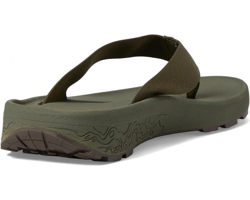 Teva Hydratrek Men's Flip Flops Olive | 70VIZLSQW