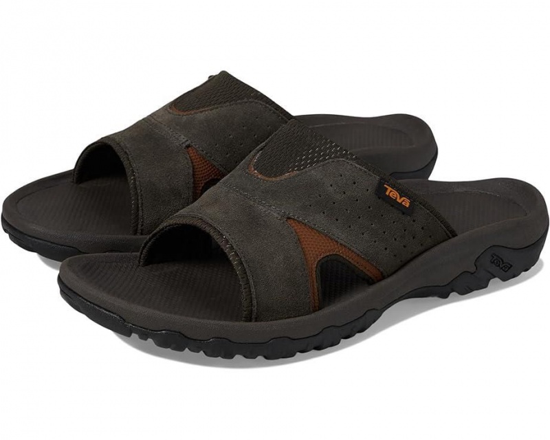 Teva Katavi 2 Slide Men\'s Sandals Brown | 20XIKGATU