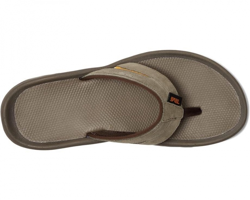 Teva Katavi 2 Thong Men's Flip Flops Brown | 67FUOBLDQ